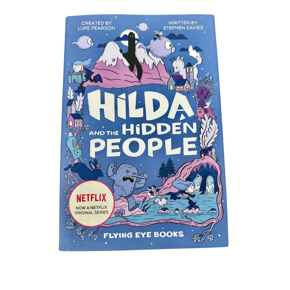 Hilda and the Hidden People hardcover children's book ages 7-10 TV series